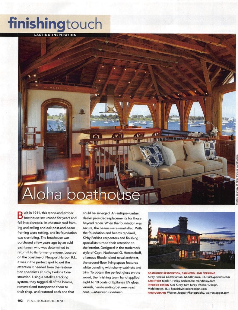 Timber Frame Boathouse