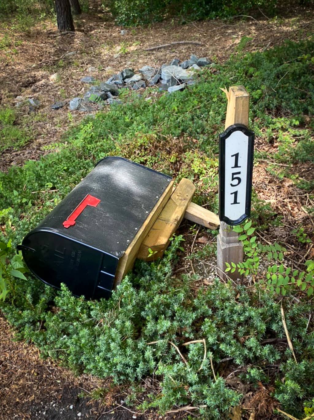 fix a broken mailbox