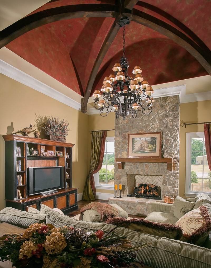 timber groin vault ceiling