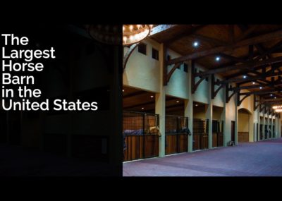 Largest horse barn in the U.S.