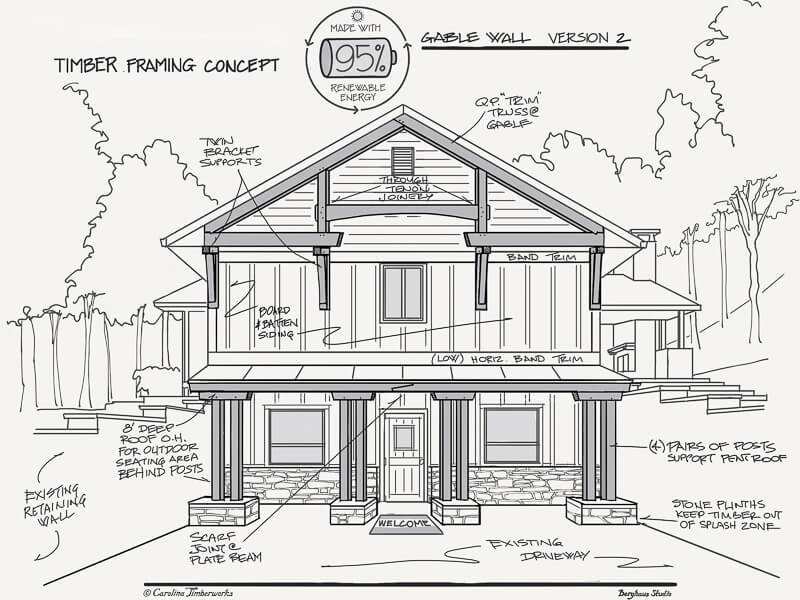 dressing up a house's curb appeal with timber