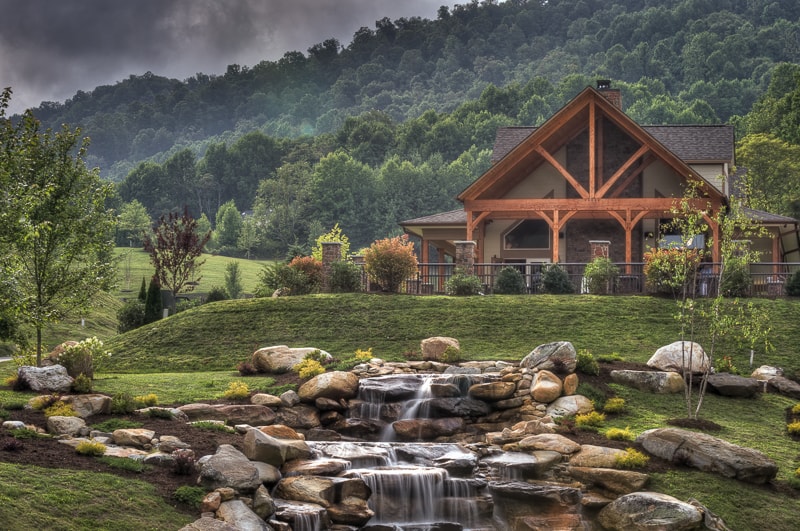 Timber Frame Commercial clubhouse