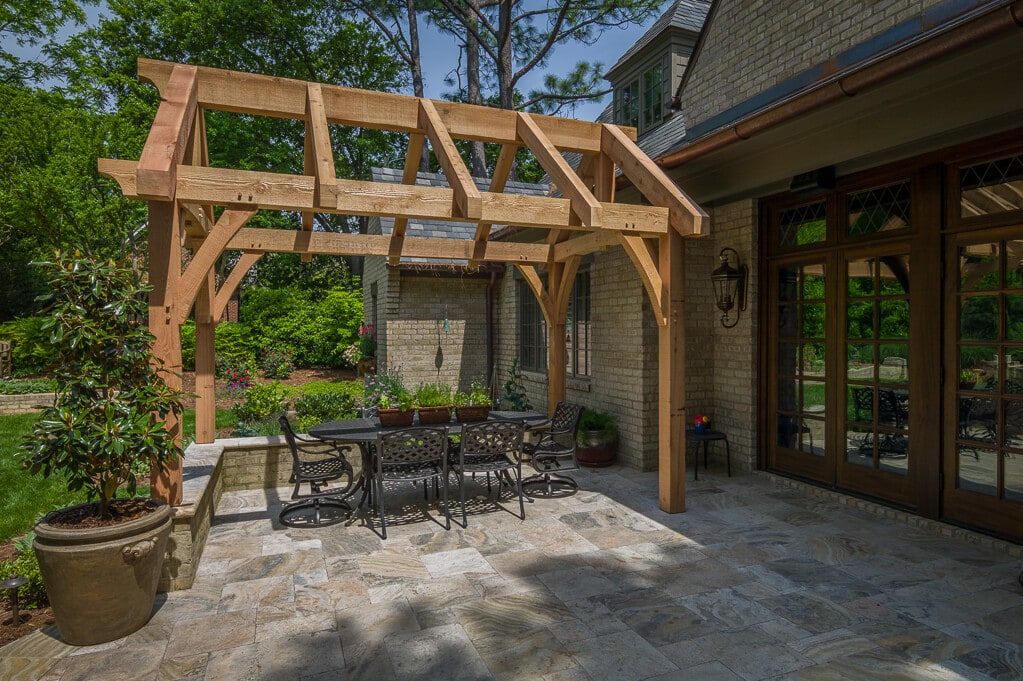 Timber Frame Dining Pavilion