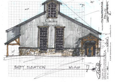 Timber Frame Manufacturing Facility West Jefferson NC