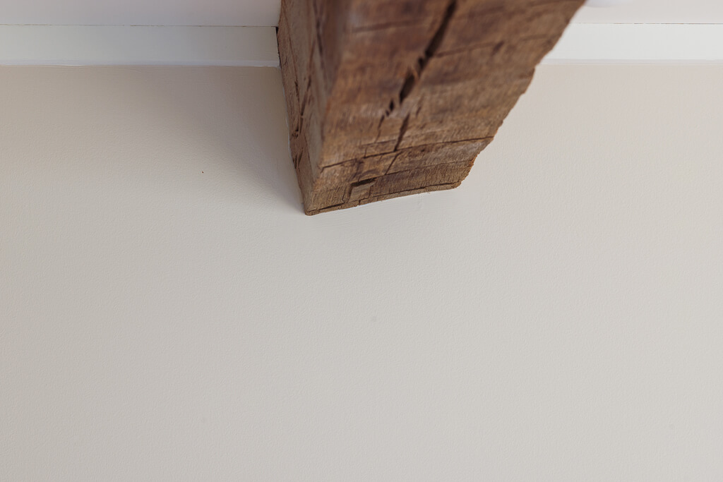 twisted reclaimed beam